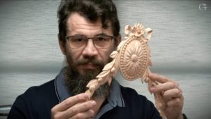 Learn to carve a rosette | Chamomile and Bow rosette | learn to carve a Bow | Wood Carving Lessons | woodcarving courses | wood carving school | wood carving workshops | tallado en madera | גילוף בעץ | Holzschnitzen | Sculpture sur bois | intaglio del legno