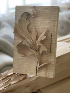 Carving Modern Acanthus -from 1903 design