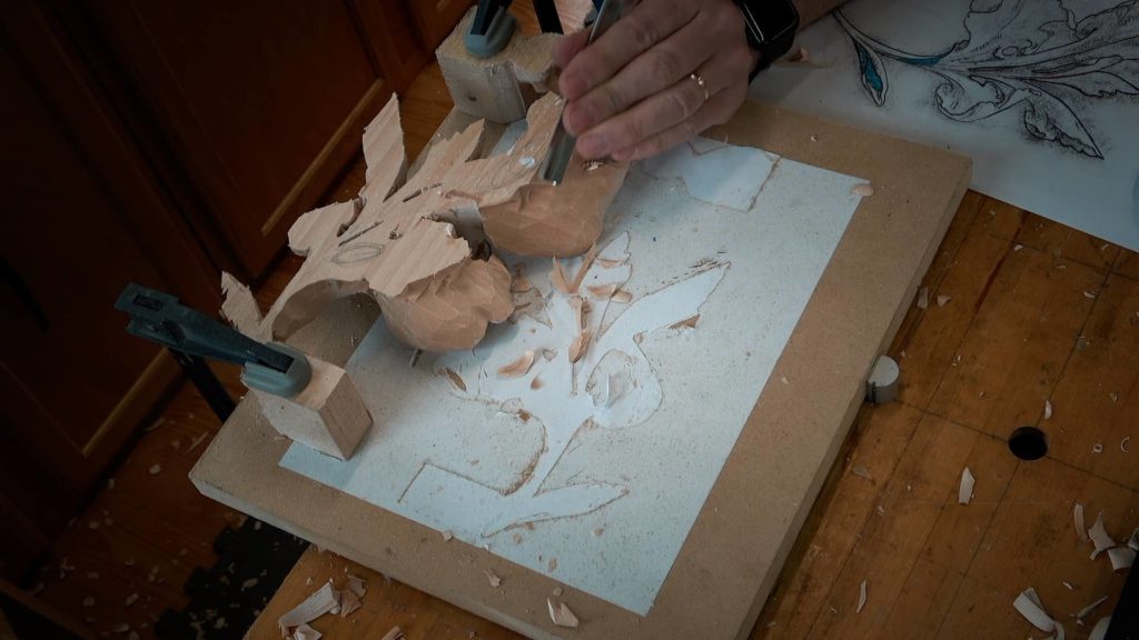 Carving Modern Acanthus