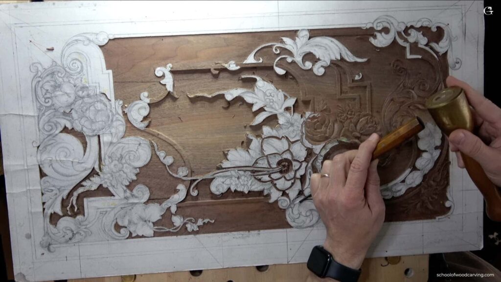 Craft Your Path in Woodcarving: From Design to Creation with our Online Furniture Panel Carving Course. Guided by Alexander Grabovetskiy, immerse yourself in the richness of late 18th Century style woodworking. Connect with us @grabovetskiy. Boost your skills with our engaging Woodcarving Video Workshops and deepen your knowledge with our Classical Woodcarving Online Courses. Experience a unique Wood Carving Virtual Apprenticeship. #woodcarving #woodworking. Your journey towards mastery begins here!