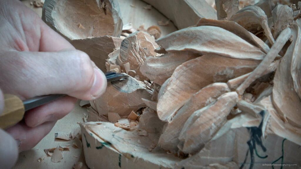 Artistry in wood, showcasing the elegant Grinling Gibbons style.